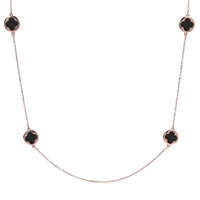 Bronzallure Small Four-Leaf Clover Long Necklace Necklace Bronzallure 