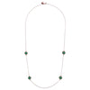 Bronzallure Small Four-Leaf Clover Long Necklace Necklace Bronzallure 