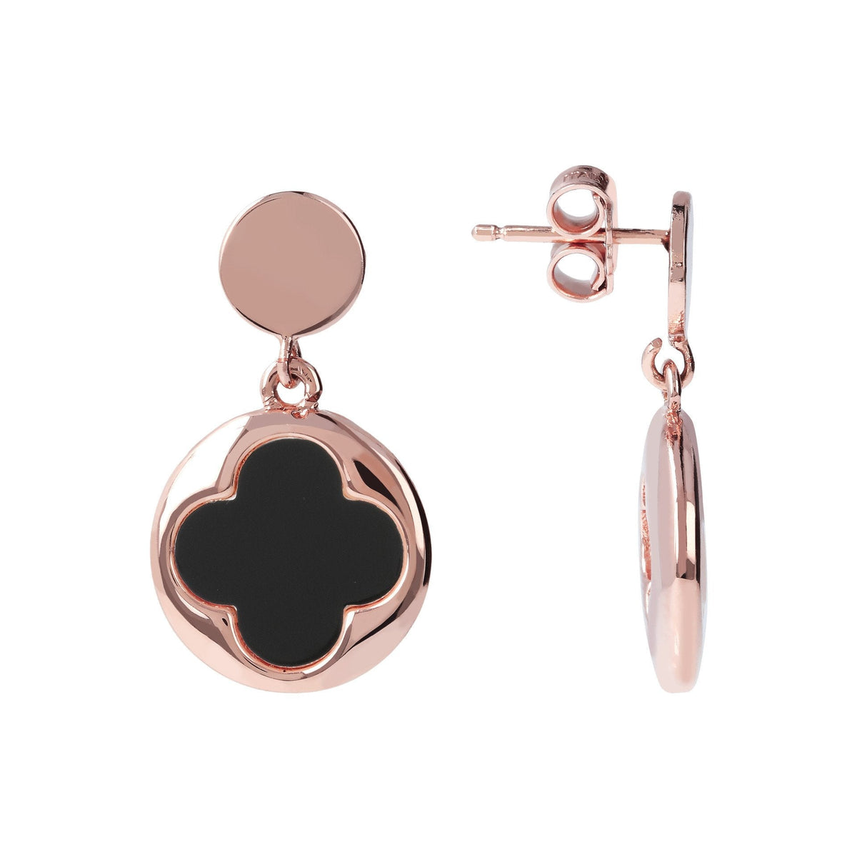 Bronzallure Four-Leaf Clover Dangle Earrings Earring Bronzallure 