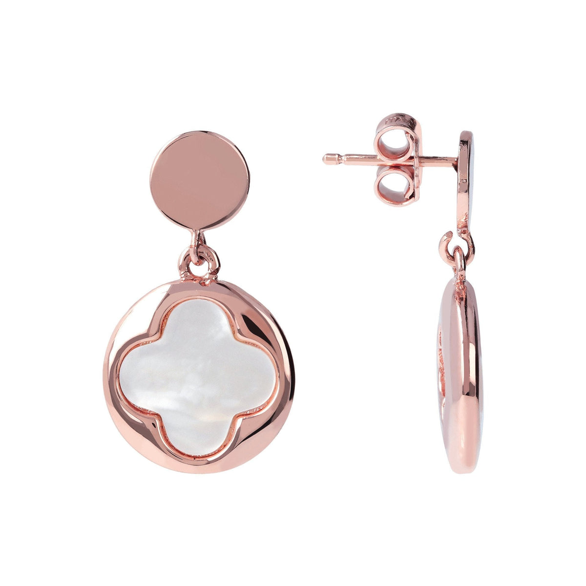 Bronzallure Four-Leaf Clover Dangle Earrings Earring Bronzallure 