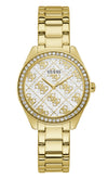 Guess Sugar Ladies Gold Stone Set Watch GW0001L2 Watches Guess 