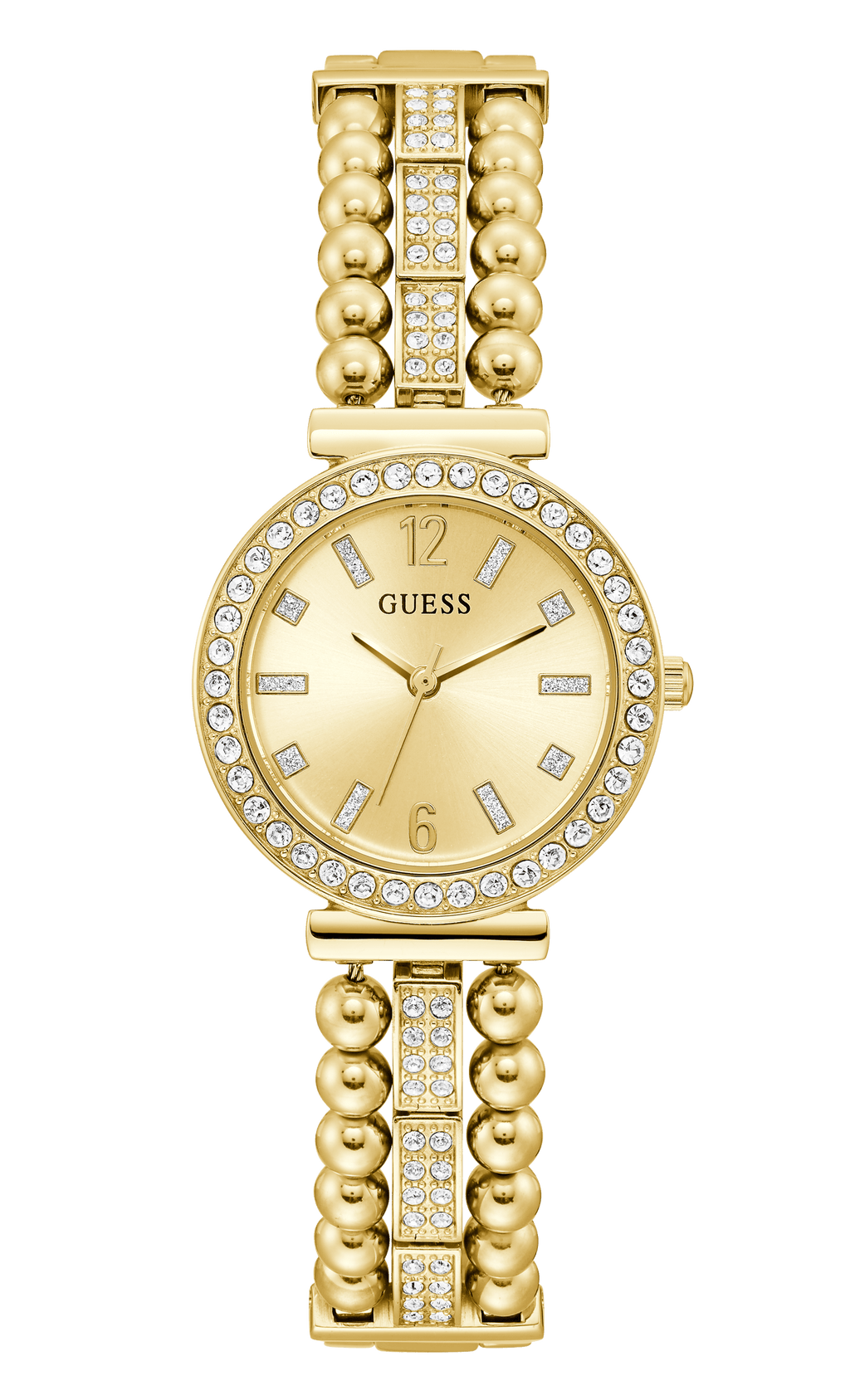 Guess Gala Gold Women's Analogue Watch GW0401L2 – Bevilles Jewellers