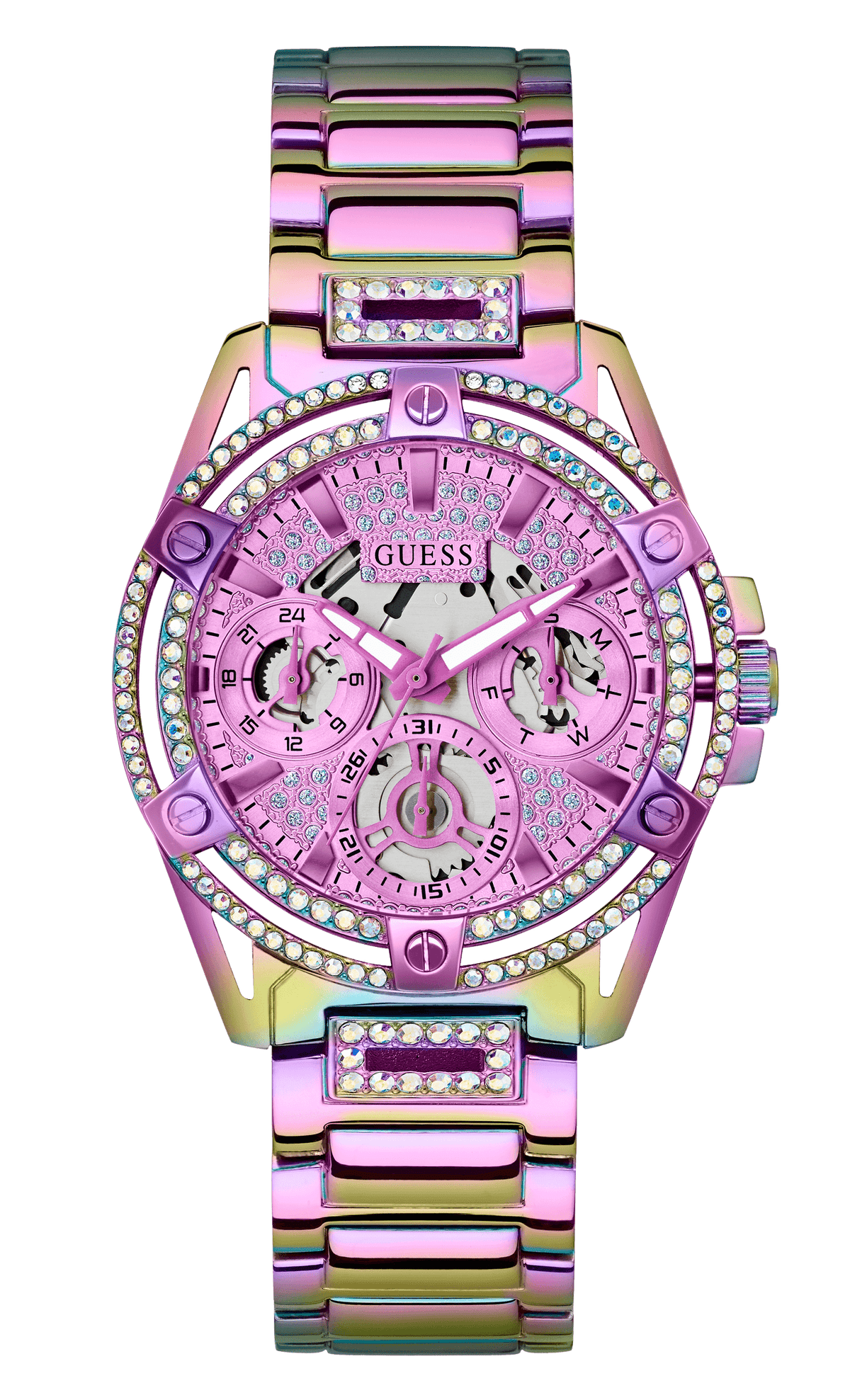 Guess Queen Purple Iridescent Women's Watch GW0464L4 Watches Guess 