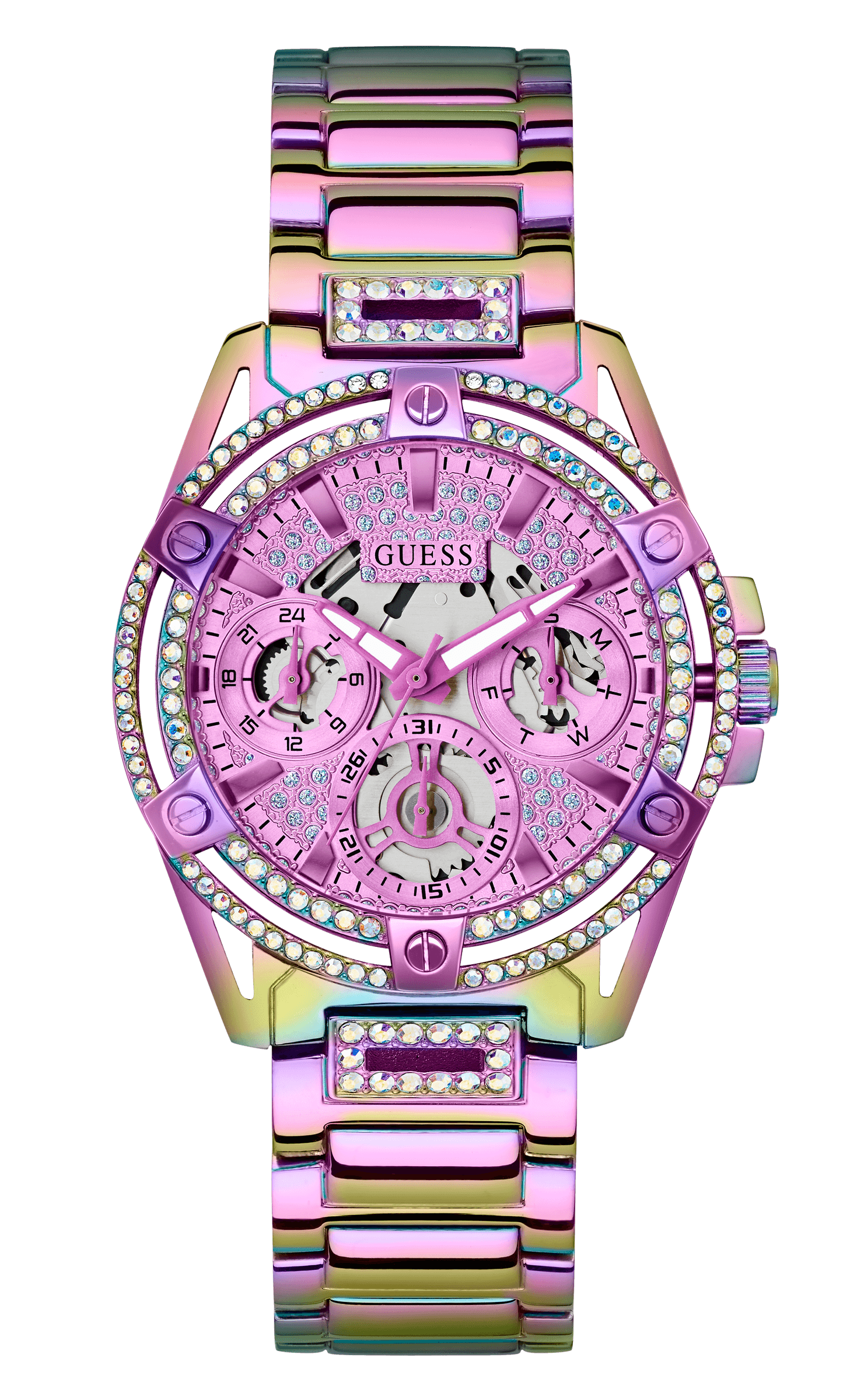 Guess Queen Purple Iridescent Women's Watch GW0464L4 Watches Guess 