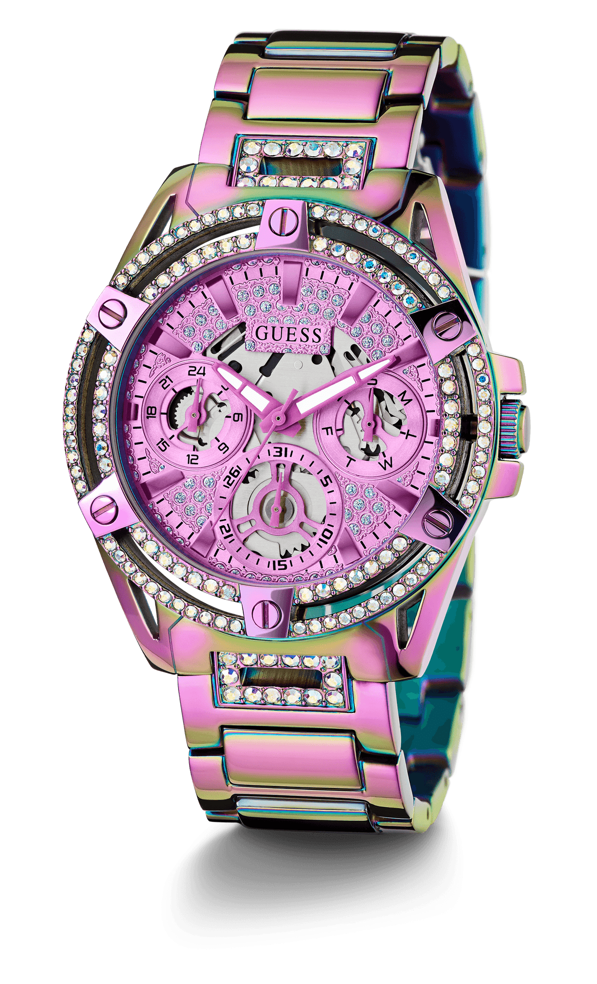Guess Queen Purple Iridescent Women's Watch GW0464L4 Watches Guess 