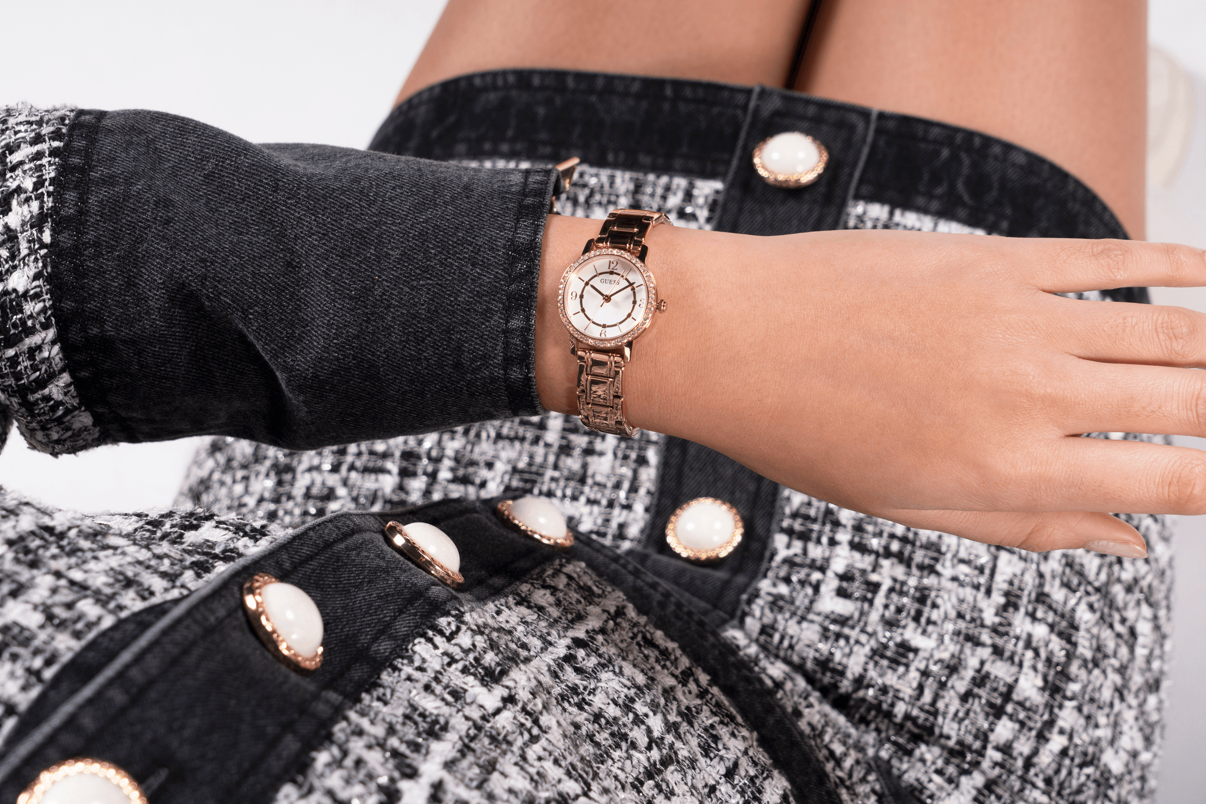 Guess Melody Rose Gold Women's Watch GW0468L3 Watches Guess 