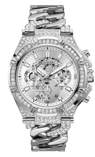 Guess men's diamond watches discount