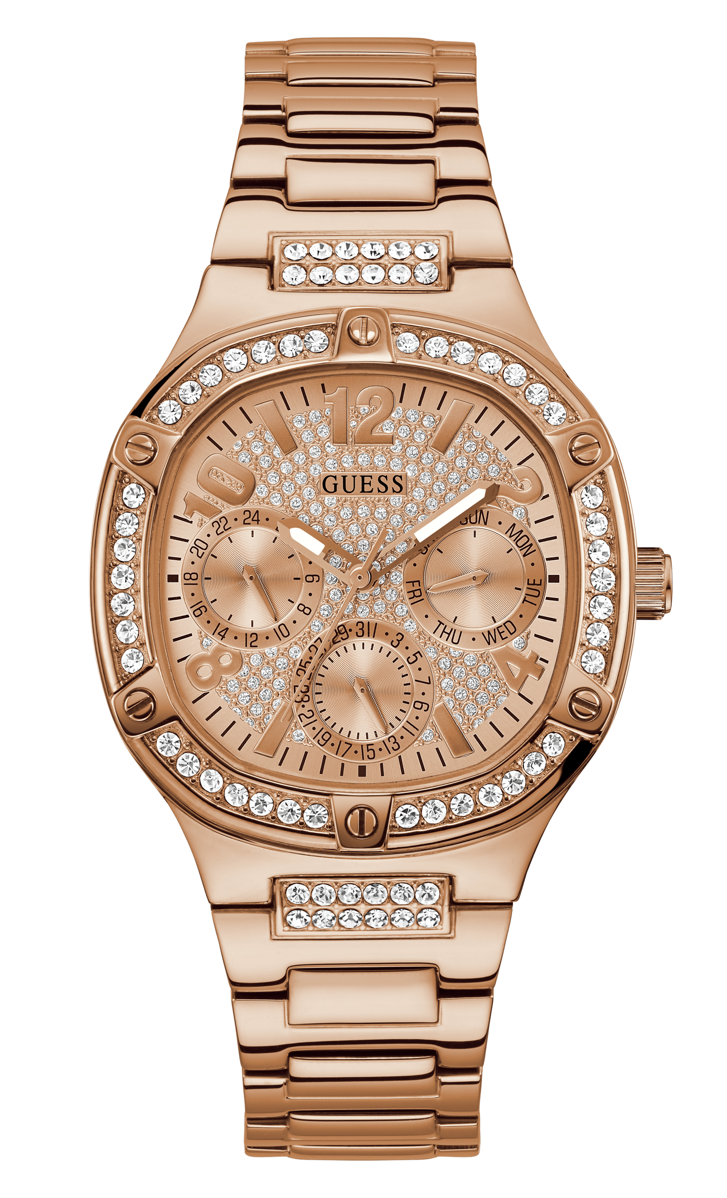 Guess Duchess Rose Gold Women's Watch GW0558L3 Watches Guess 