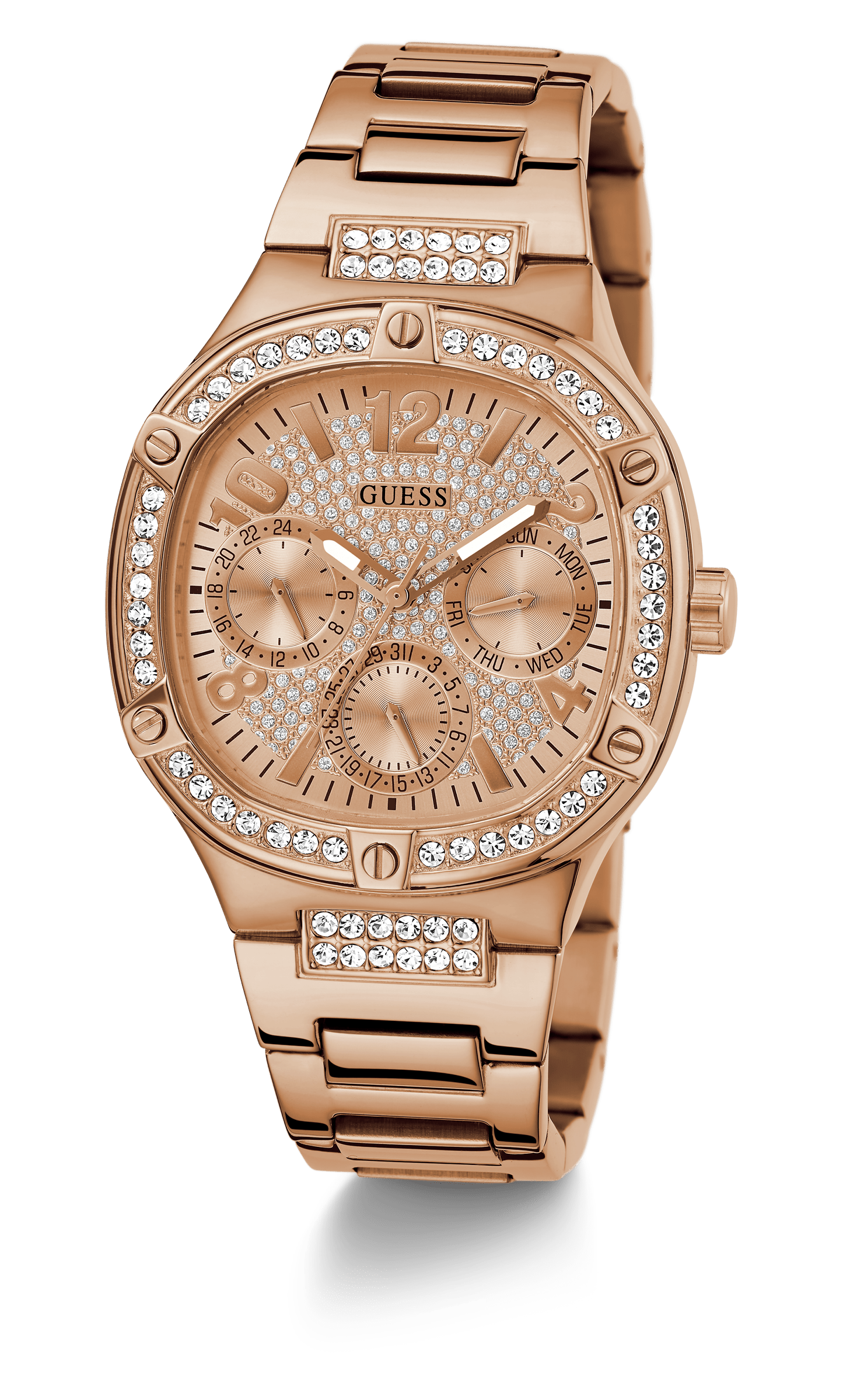 Guess Duchess Rose Gold Women's Watch GW0558L3 Watches Guess 