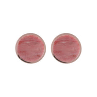 Bronzallure Gemstone Button Stud Earrings Earrings Bronzallure 