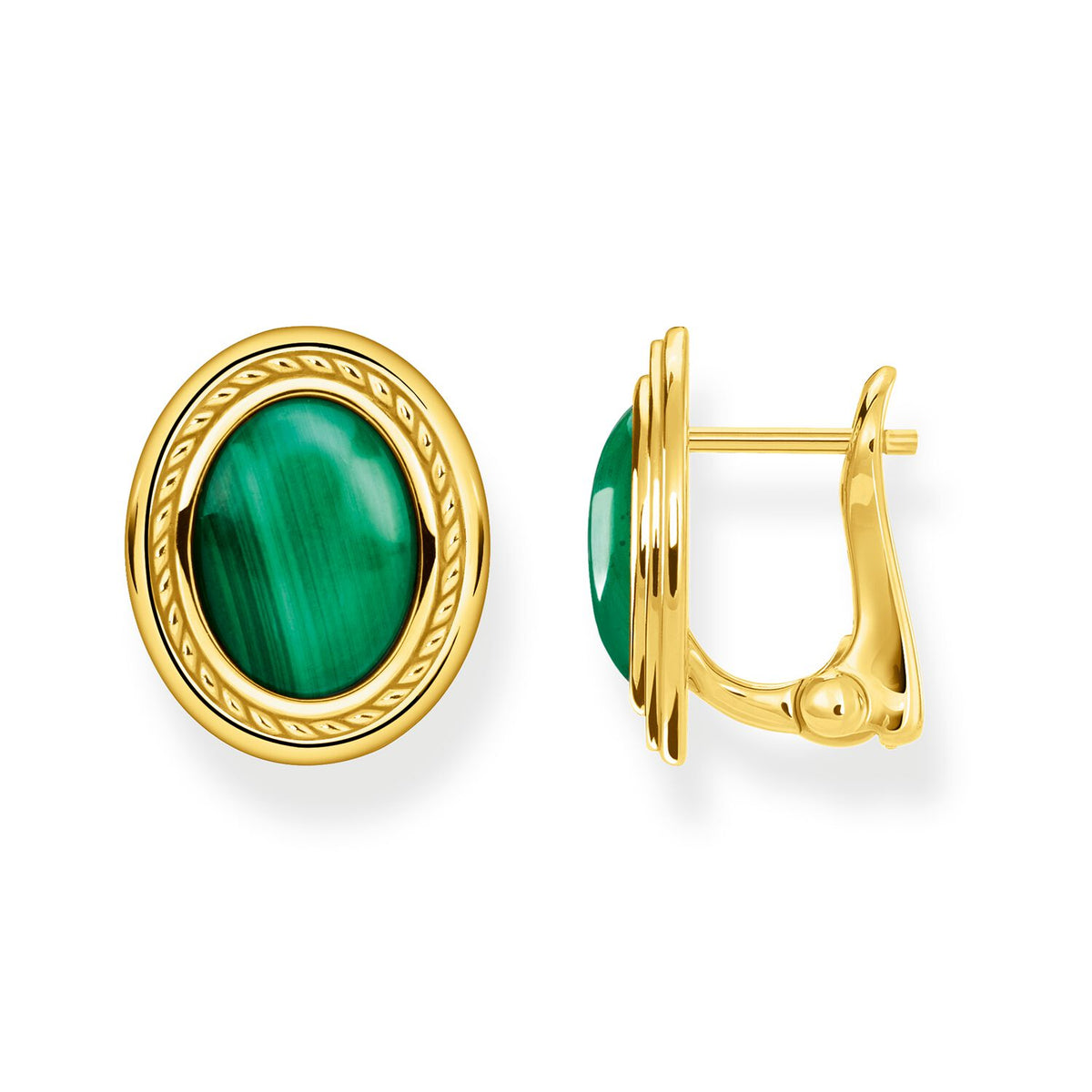 Thomas Sabo Ear Studs Green Stone Earrings Thomas Sabo 