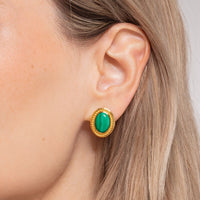 Thomas Sabo Ear Studs Green Stone Earrings Thomas Sabo 
