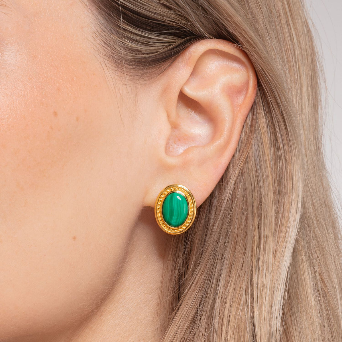 Thomas Sabo Ear Studs Green Stone Earrings Thomas Sabo 
