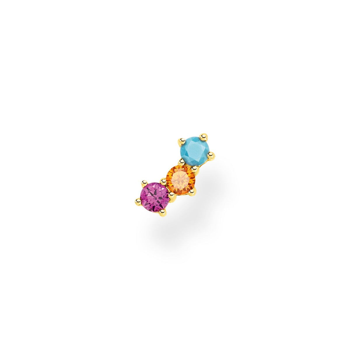 Thomas Sabo Ear Stud Colourful Stones (Single) Earrings Thomas Sabo 