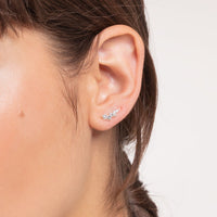 Thomas Sabo Ear Climber White Stones Earrings Thomas Sabo 