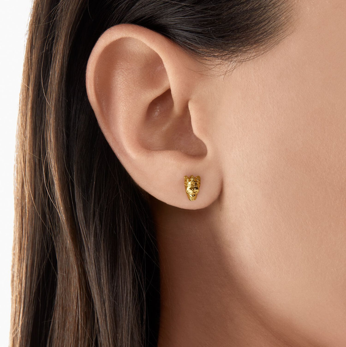 Thomas Sabo Ear Studs Skull Gold Earrings Thomas Sabo 
