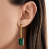 Thomas Sabo Earring Green Stone Gold Earrings Thomas Sabo 