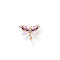 Thomas Sabo Single Ear Stud Dragonfly Rose Gold Earrings Thomas Sabo 