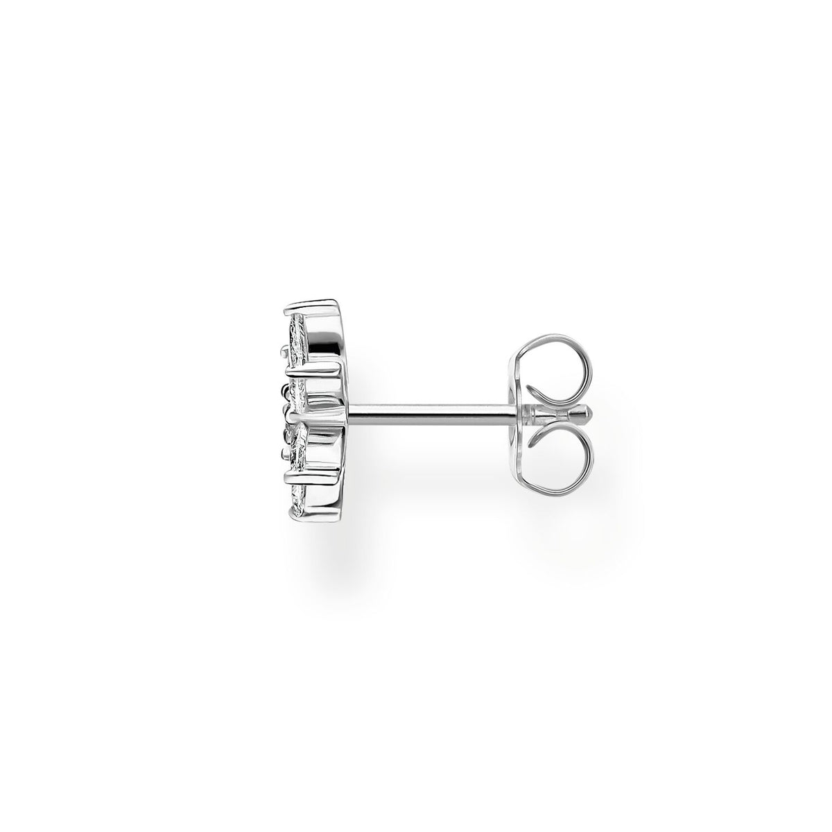 Thomas Sabo Single Ear Stud Flower Silver Earrings Thomas Sabo 