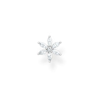 Thomas Sabo Single Ear Stud Flower Silver Earrings Thomas Sabo 