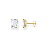 THOMAS SABO Ear studs white stone gold Ear Studs Thomas Sabo 