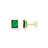 THOMAS SABO Ear studs green stone gold Ear Studs Thomas Sabo 