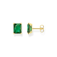 THOMAS SABO Ear studs green stone gold Ear Studs Thomas Sabo 