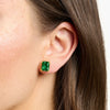 THOMAS SABO Ear studs green stone gold Ear Studs Thomas Sabo 