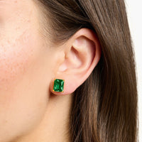 THOMAS SABO Ear studs green stone gold Ear Studs Thomas Sabo 