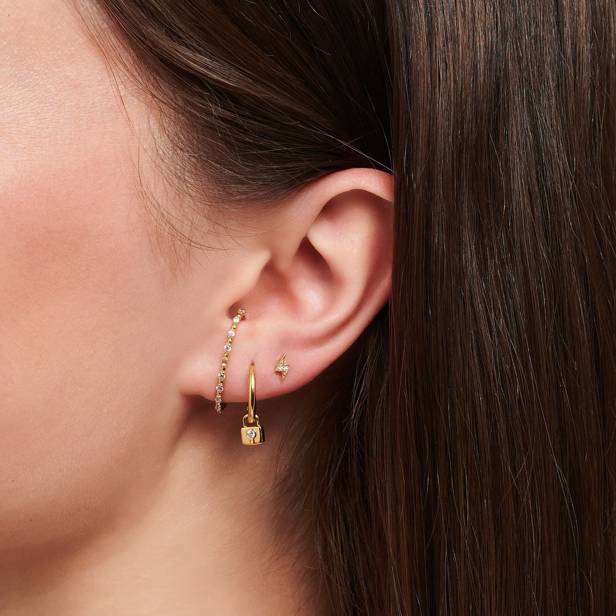 Thomas Sabo Single Ear Stud Flash Gold Single Ear Stud Thomas Sabo 