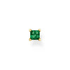 THOMAS SABO Single ear stud with green stone gold Earrings Thomas Sabo 