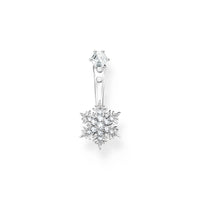 THOMAS SABO Single ear stud snowflake with white stones silver Earrings Thomas Sabo 