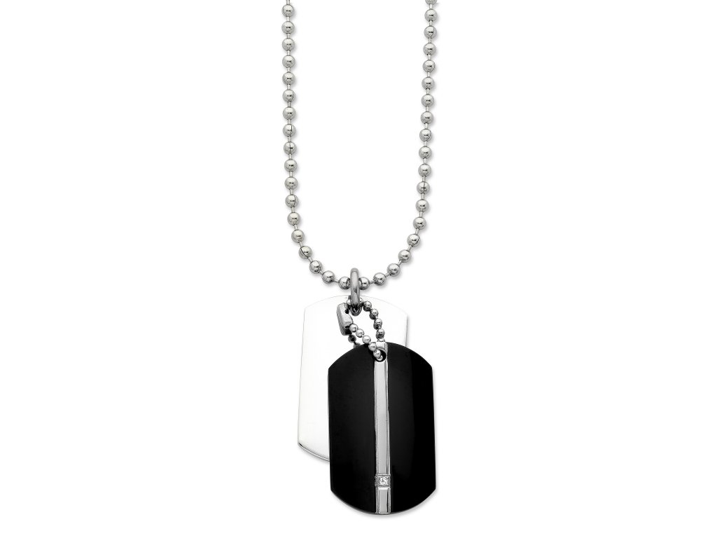 Stainless Steel Men's Dogtags Necklace Necklaces Bevilles 
