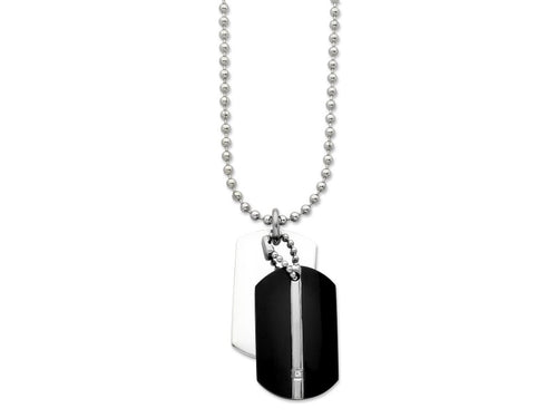 Stainless Steel Men's Dogtags Necklace Necklaces Bevilles 