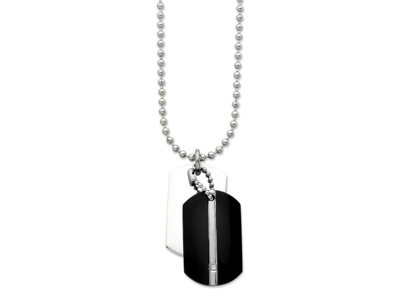 Stainless Steel Men's Dogtags Necklace Necklaces Bevilles 
