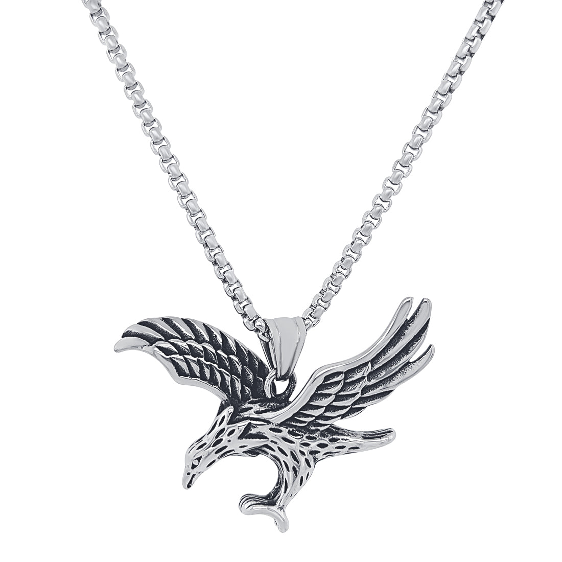 Stainless Steel Eagle Necklace Necklaces Bevilles 
