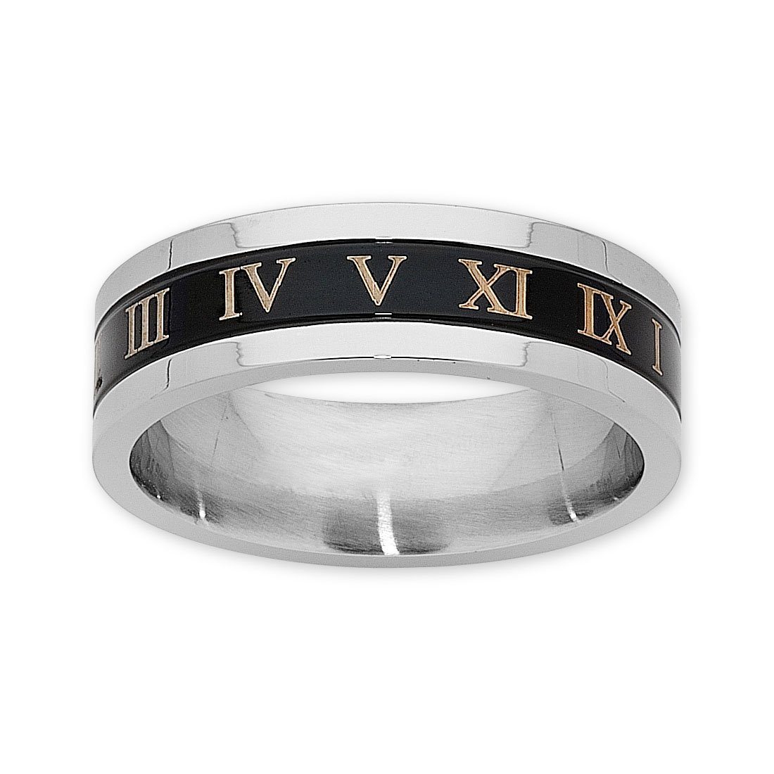 Stainless Steel Mens Ring Rings Bevilles 