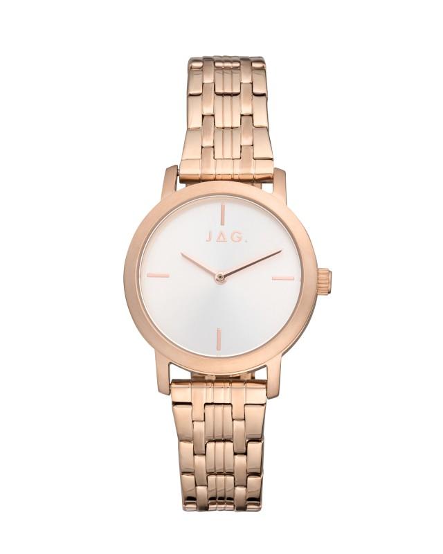 Jag Sophia Silver and Rose Gold Women's Watch J2551A Watches Jag 
