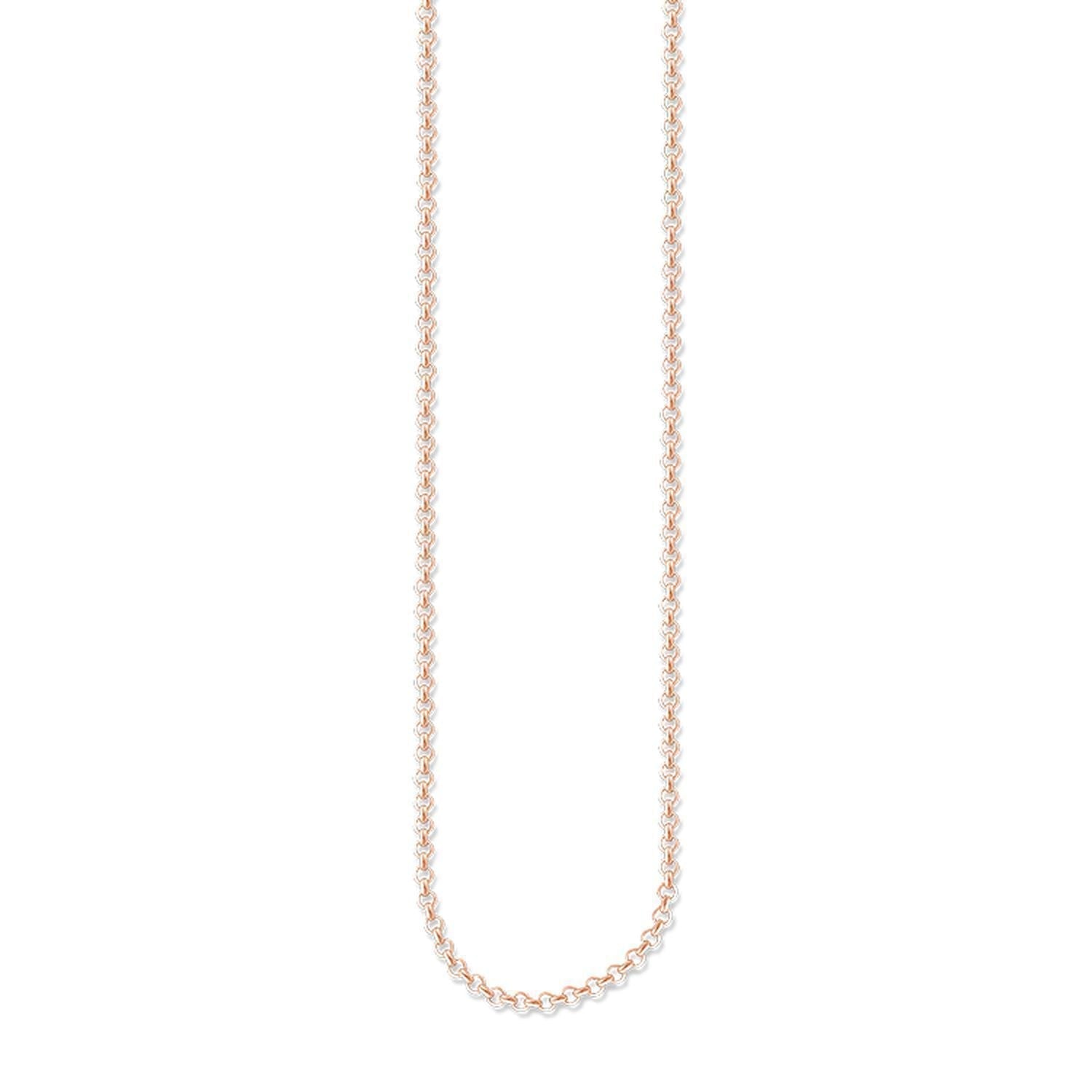 Thomas Sabo Round Belcher Chain - Rose Gold Necklaces Thomas Sabo 