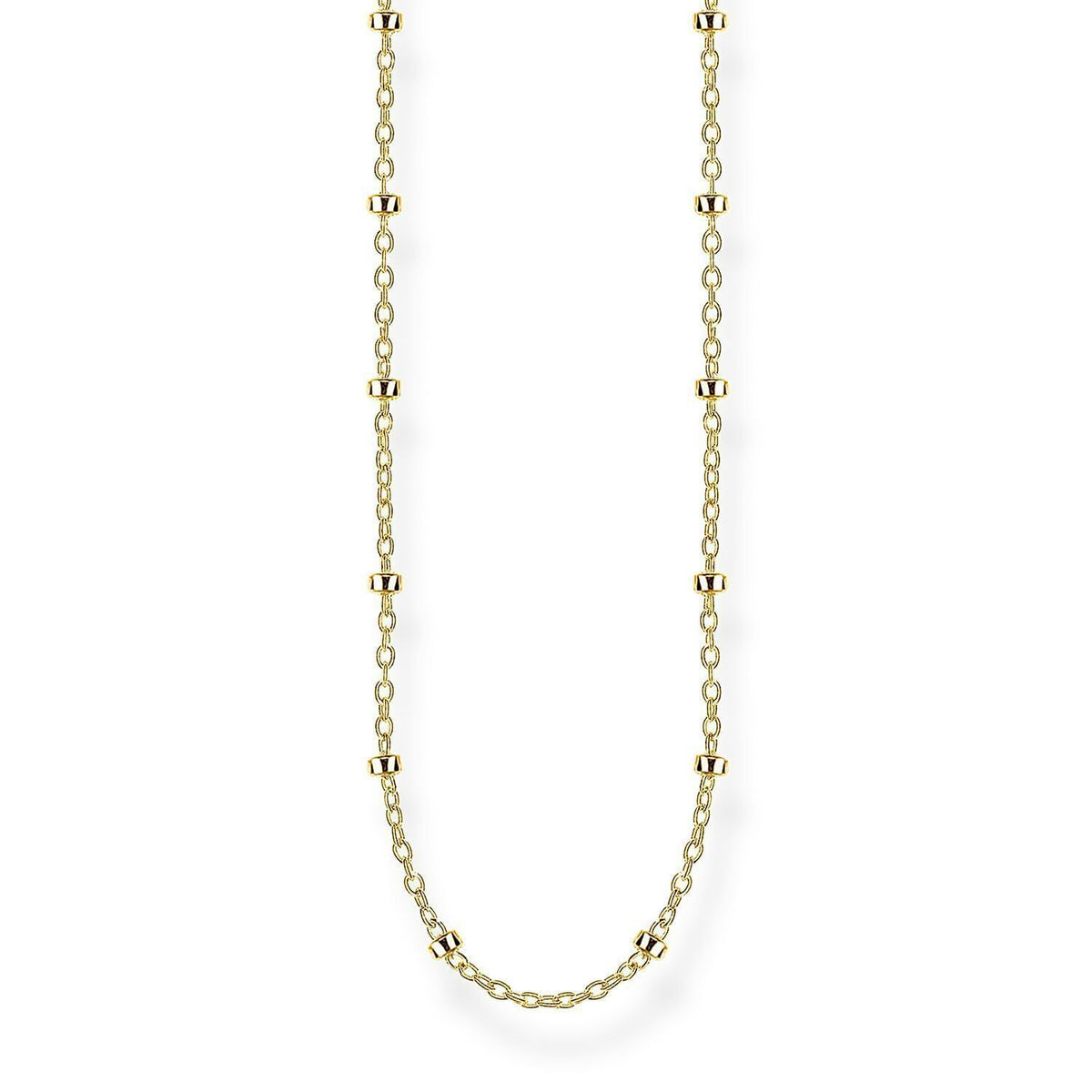 Thomas Sabo Round Belcher Chain Yellow Gold Necklaces Thomas Sabo L70 