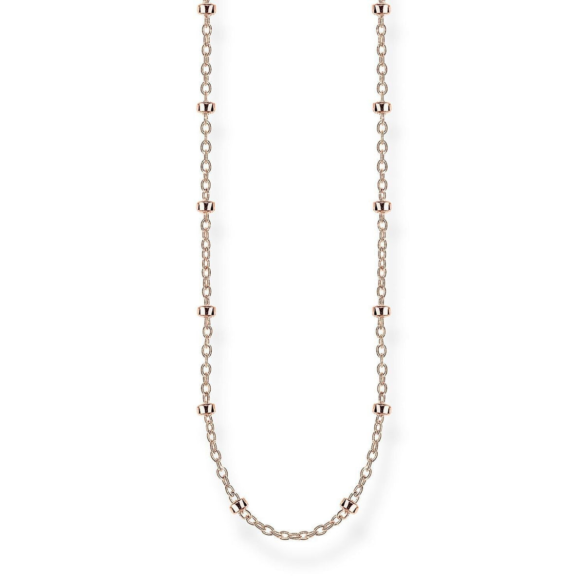 Thomas Sabo Round Belcher Chain Rose Gold Necklaces Thomas Sabo 