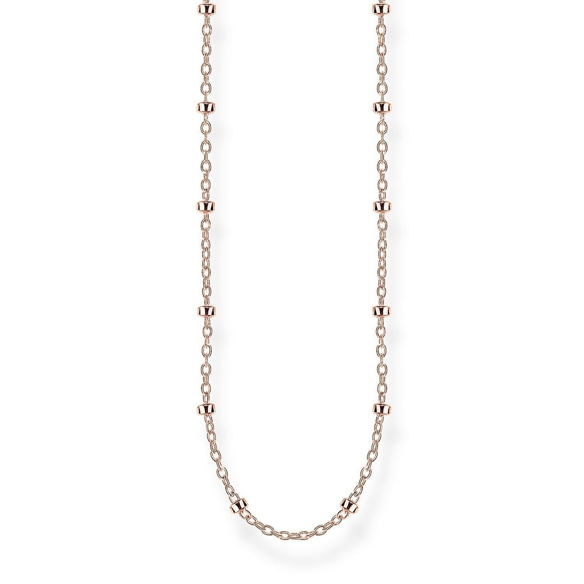 Thomas Sabo Round Belcher Chain Rose Gold Necklaces Thomas Sabo 