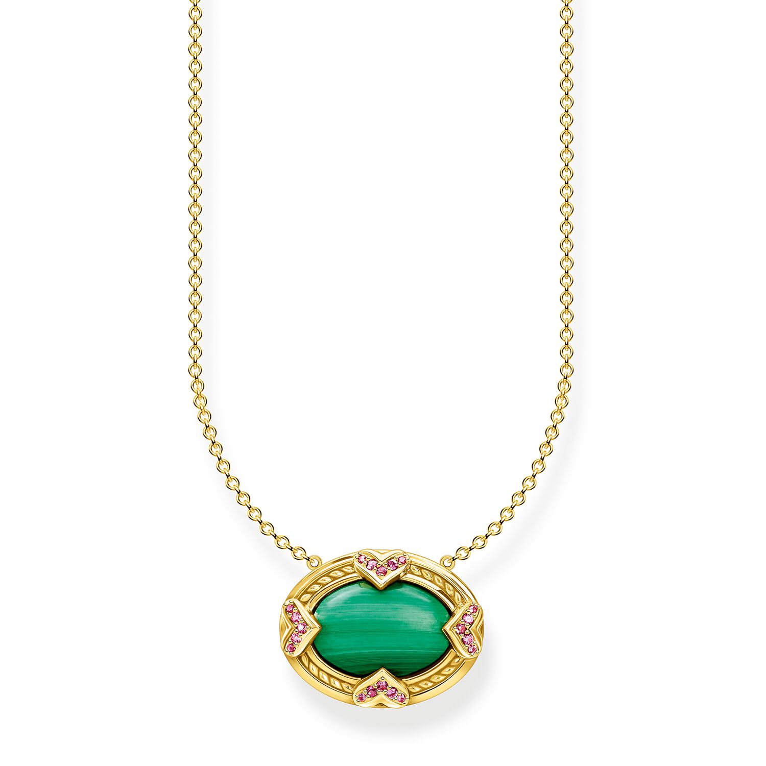 Thomas Sabo Necklace Green Stone Necklace Thomas Sabo 