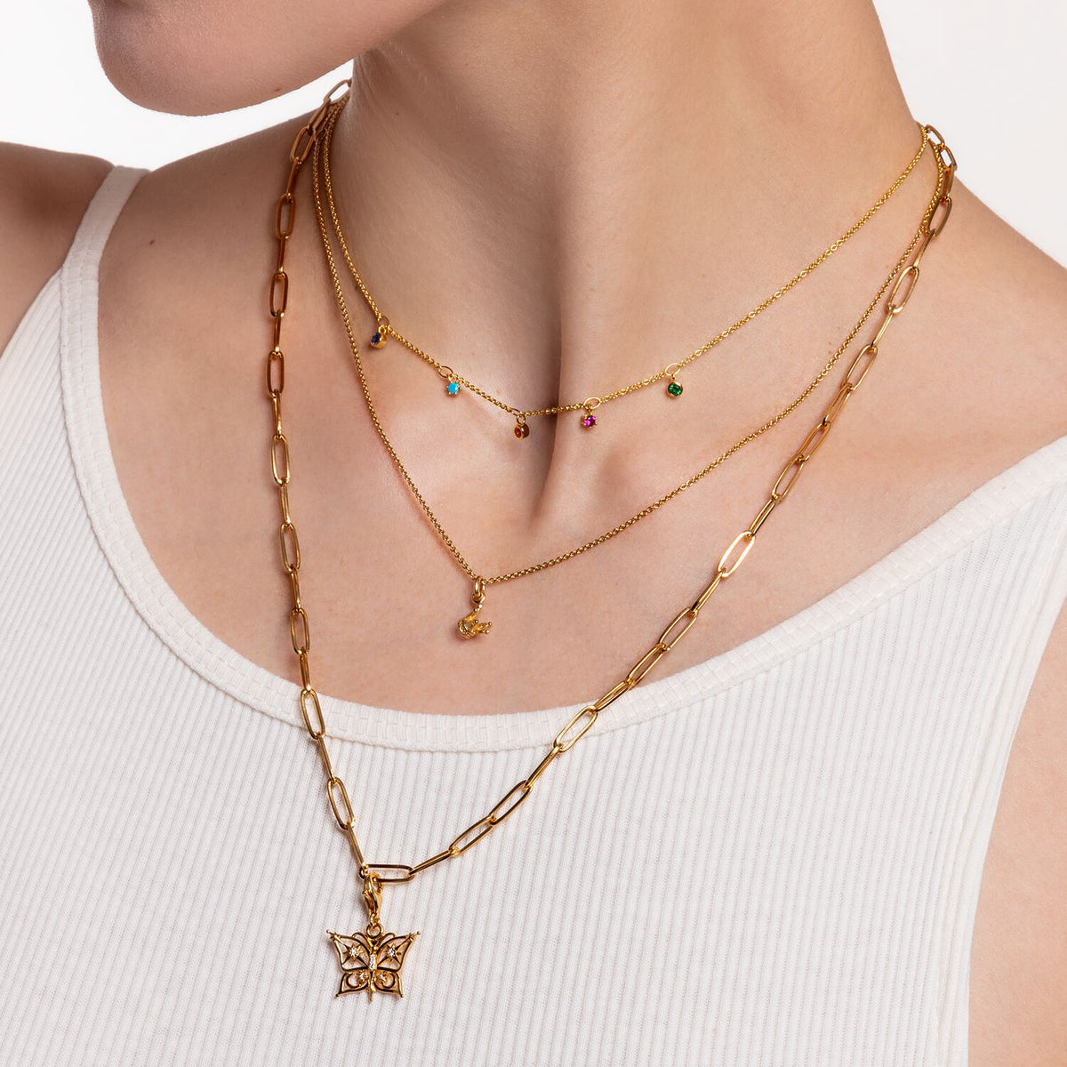 Thomas Sabo Necklace Colourful Stones Necklaces Thomas Sabo 