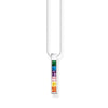 THOMAS SABO Necklace colourful stones silver Necklaces Thomas Sabo 40-45cm 