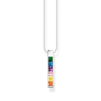 THOMAS SABO Necklace colourful stones silver Necklaces Thomas Sabo 40-45cm 
