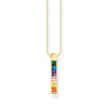 THOMAS SABO Necklace colourful stones gold Necklace Thomas Sabo 40-45cm 