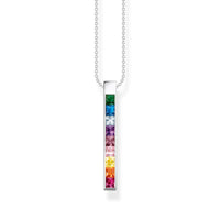 THOMAS SABO Necklace colourful stones silver Necklaces Thomas Sabo 40-45cm 