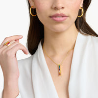 THOMAS SABO Necklace colourful stones gold Necklace Thomas Sabo 