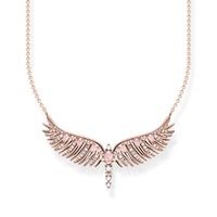 THOMAS SABO Necklace phoenix wing with pink stones rose gold Necklaces Thomas Sabo 